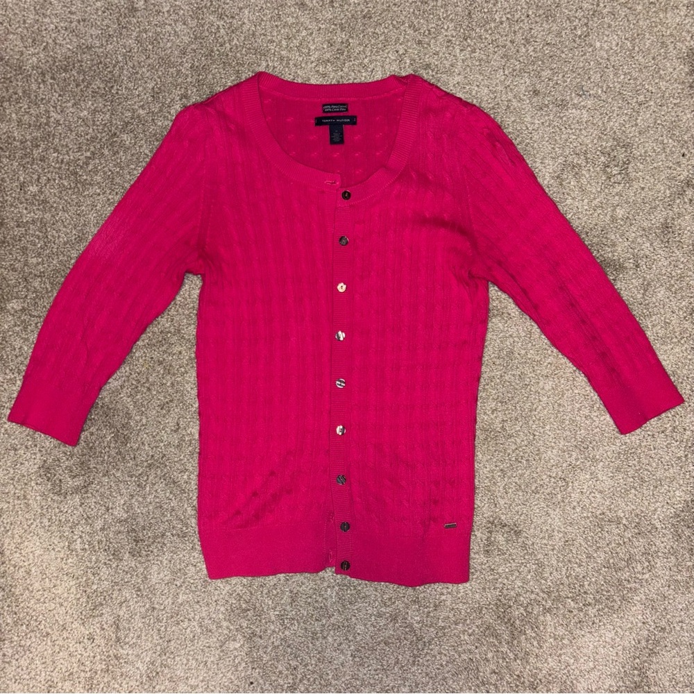 Tommy Hilfiger Pink Cardigan